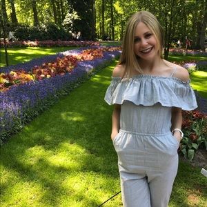 Pinstripe Jumpsuit H&M